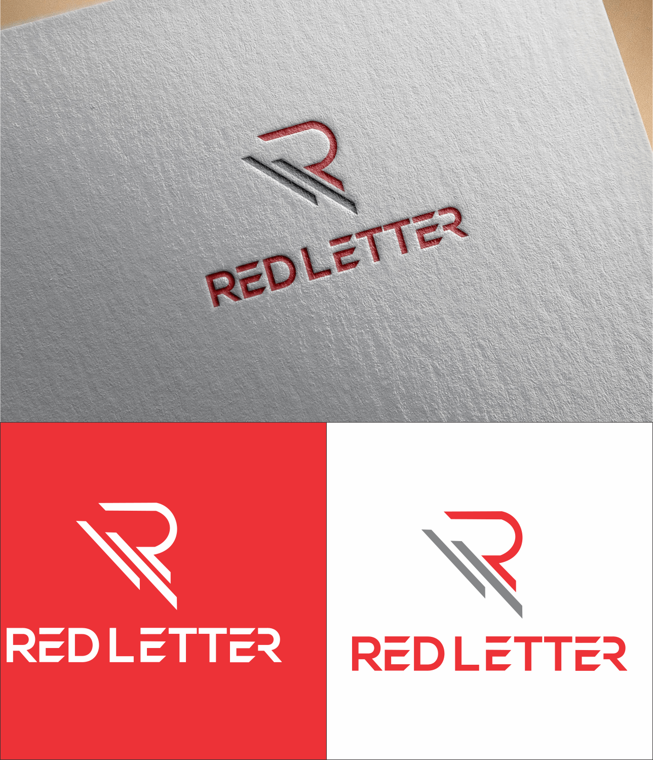 Red Letter Company Logo - Modern, Bold, It Company Logo Design for Red Letter by fathia one ...