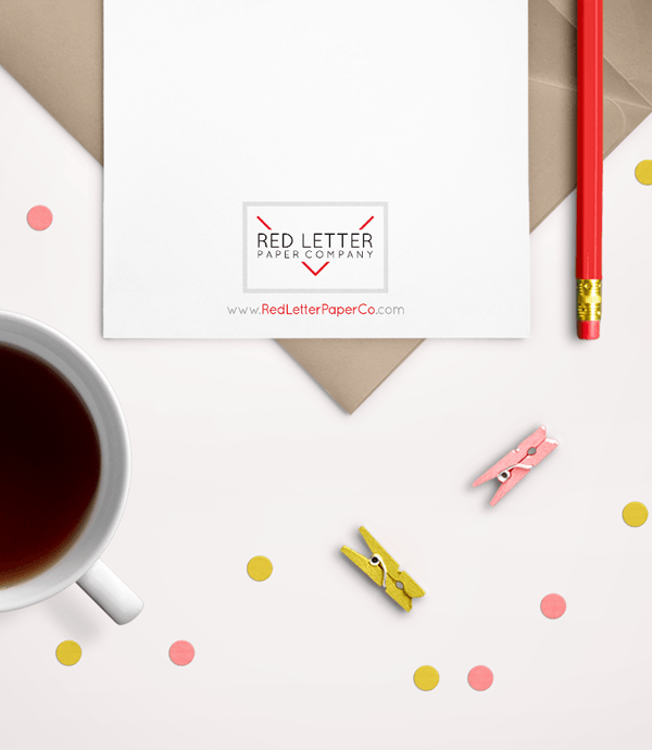 Red Letter Company Logo - Red Letter Paper Company logo - Stephanie Hinderer