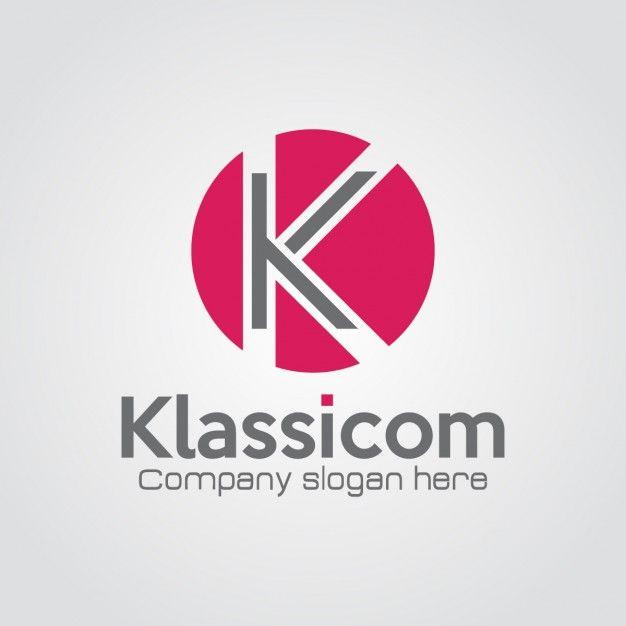 Red Letter Company Logo - Professional letter k logo Vector