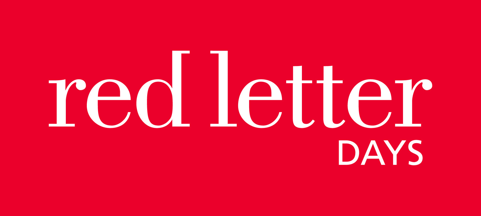 Red Letter Company Logo - Red Letter Days is fundraising for Willow Foundation