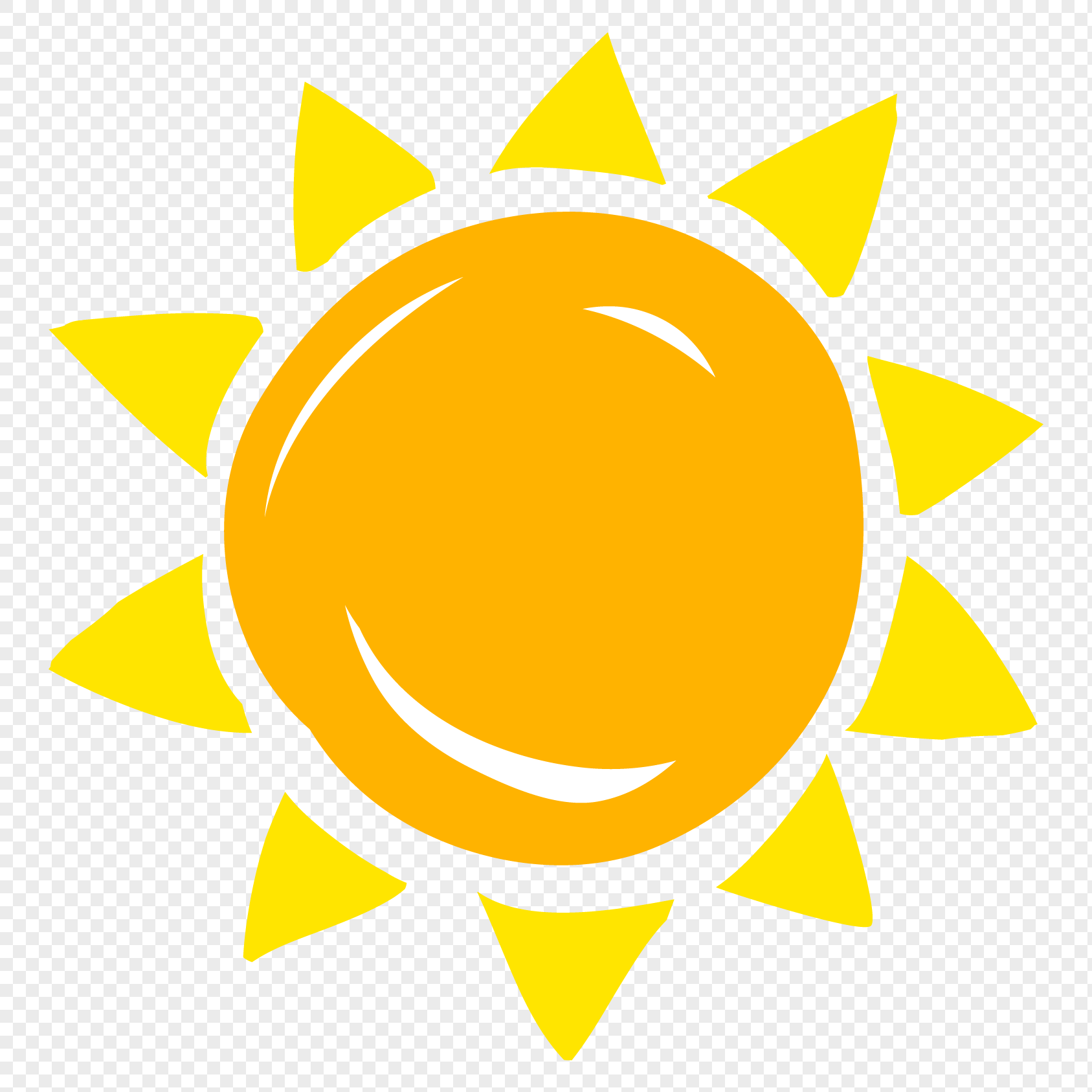 Painted Sun Logo - Hand painted sun png image_picture free download 400895483_lovepik.com