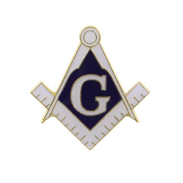Blue Lodge Logo - Blue Lodge Masonic G Square and Compass Collar Lapel Pin Mason