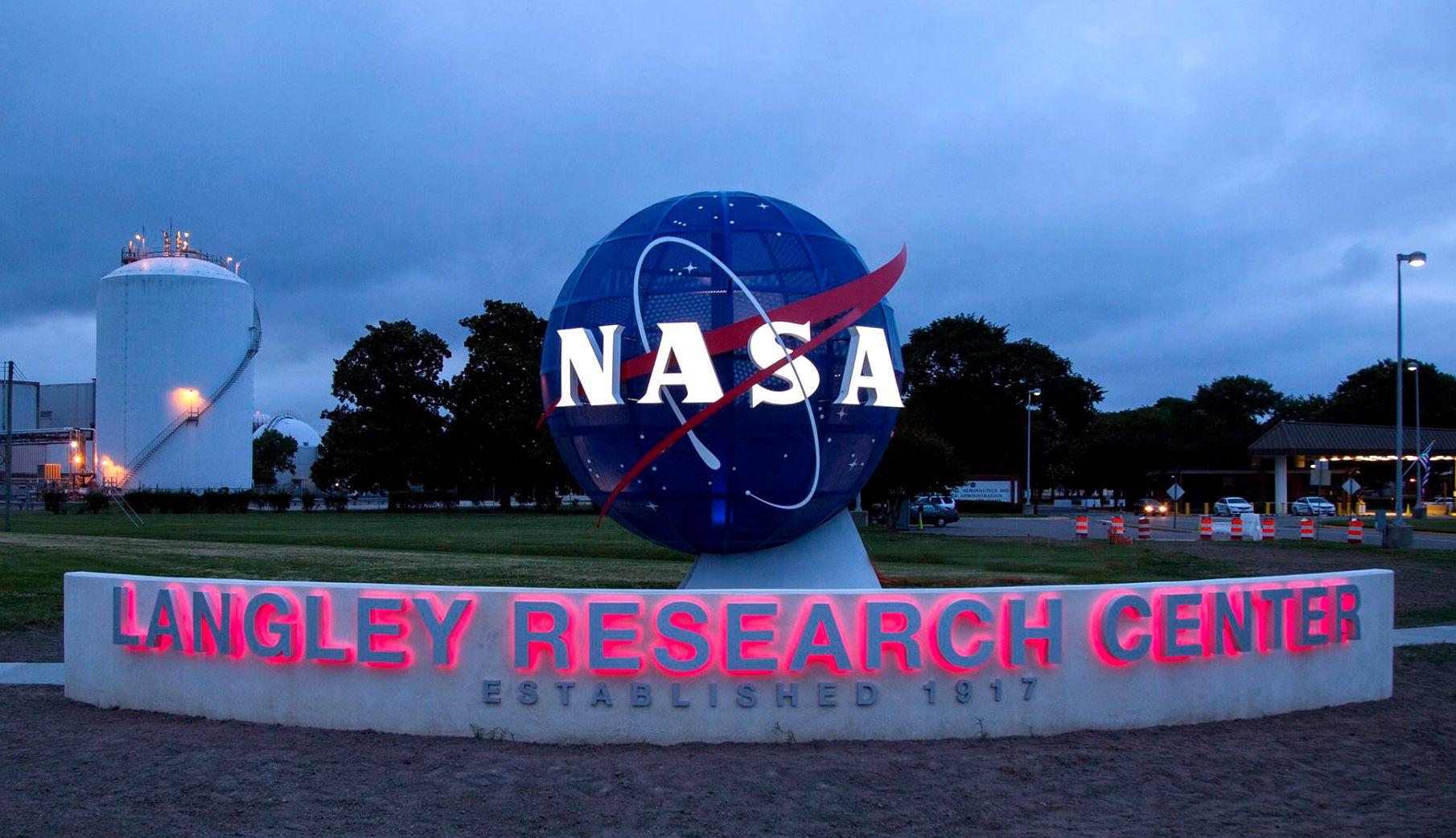 NASA Langley Research Center Logo - NASA Langley Research Center entrance
