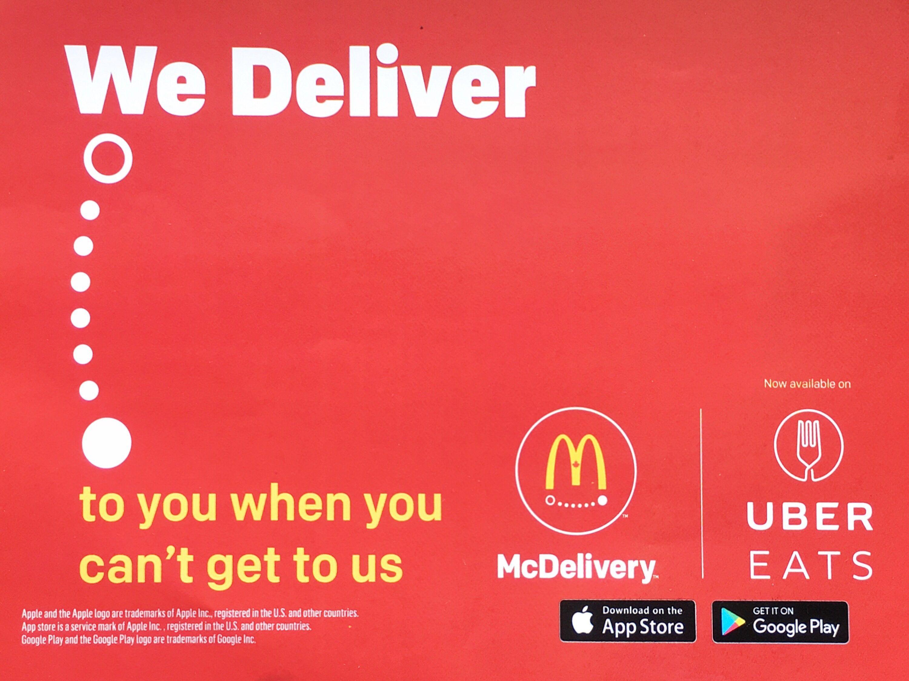 Ubereats Partner Logo - McDonald's Canada Begins Rolling Out Delivery Service Using UberEATS ...