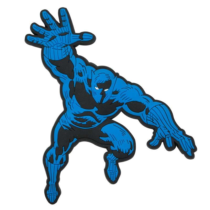 Blue and Black Panther Logo - Black Panther Blue Mega Magnet | SuperheroDen.com