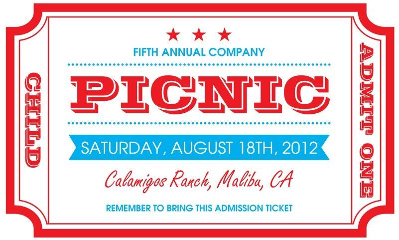 Company Picnic Logo - company picnic | The Curious Mind of Mia