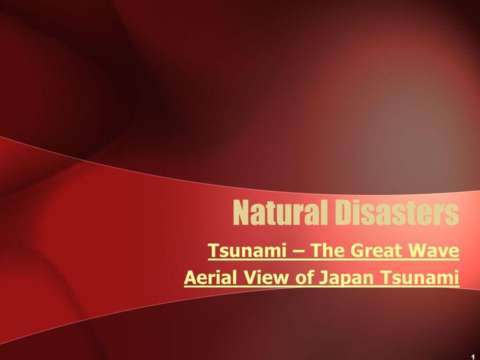 Great Wave of Red in Logo - 1 Natural Disasters Tsunami – The Great Wave Aerial View of Japan ...