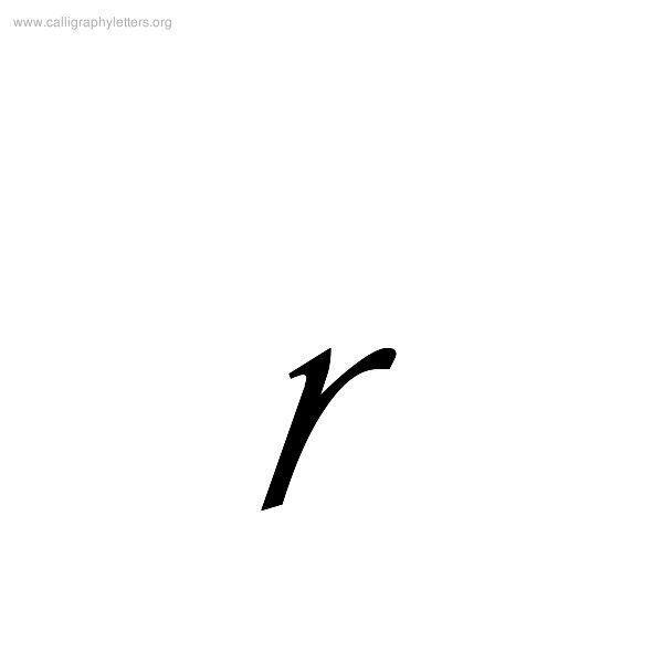 Lower Case R Logo - Lowercase Calligraphy R Related Keywords & Suggestions - Lowercase ...