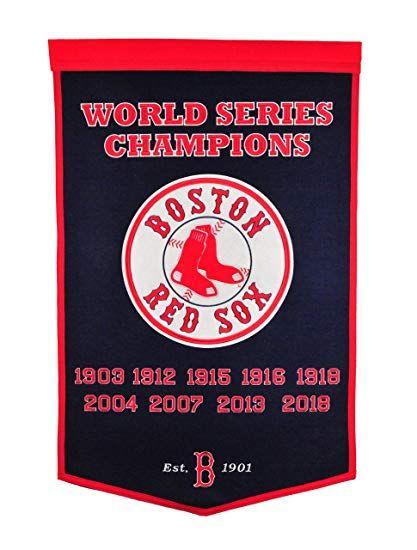 Boston Red Sox Championship Logo - Boston Red Sox Dynasty Banner with 2018 World Series Championship at ...