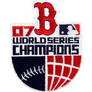 Boston Red Sox Championship Logo - Boston Red Sox Alternate World Series Logo Championship Jersey