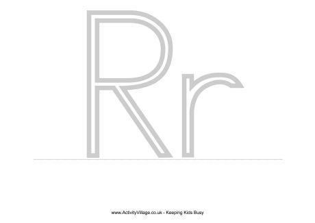 Lower Case R Logo - Letter Template Lower Case R Quirky