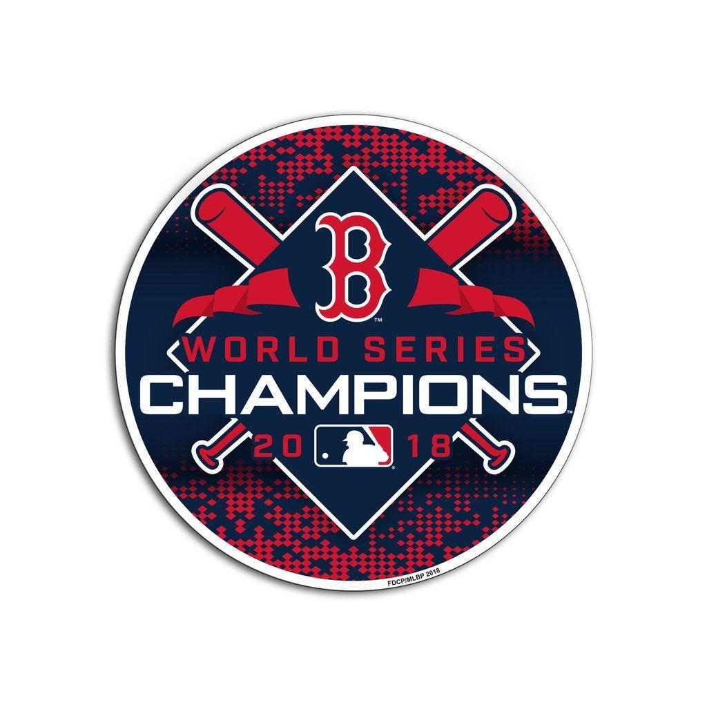 Boston Red Sox Championship Logo - Boston Red Sox 2018 World Series Champions Magnet – Fremont Die ...