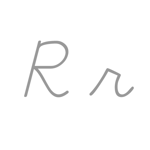 Lower Case R Logo - R