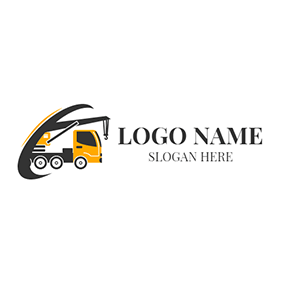 Yellow Crane Logo - Free Crane Logo Designs. DesignEvo Logo Maker