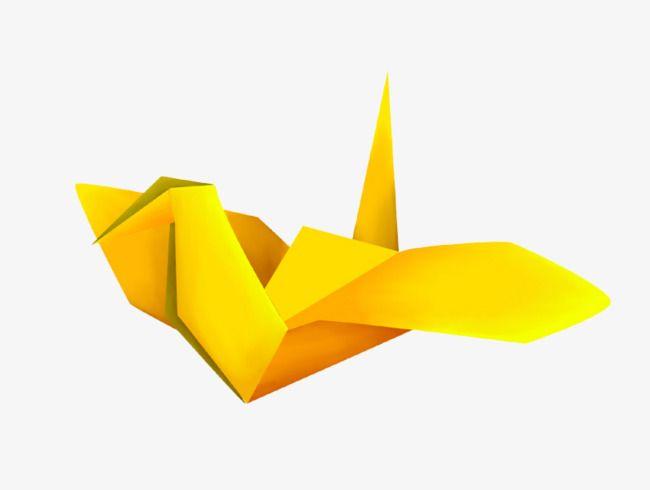Yellow Crane Logo - Yellow Crane, Material Object, Origami PNG Image and Clipart