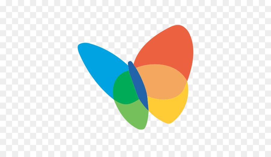 Computer Butterfly Logo - Logo Symbol Organization - colorful butterfly png download - 512*512 ...