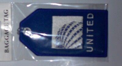 United Airlines Globe Logo - UNITED AIRLINES CONTINENTAL Airlines Luggage ID Tag Embroidered ...