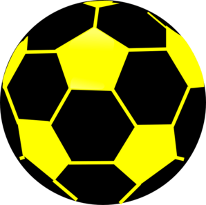 Black and Yellow Soccer Logo - Black And Yellow Soccer Ball Clip Art at Clker.com - vector clip art ...