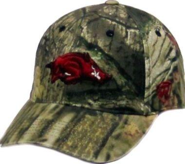 Camo Razorback Logo - Arkansas Razorbacks Logo Resistance Mossy Oak Camo One Fit Hat