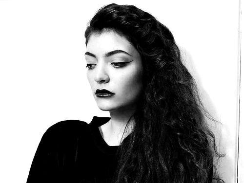 Lorde Black and White Logo - Image about girl in //simple but perf by M A R E N
