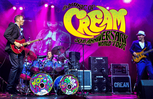 Cream Rock Band Logo - Music of Cream - 50th Anniversary World Tour - SRO Artists, Inc.