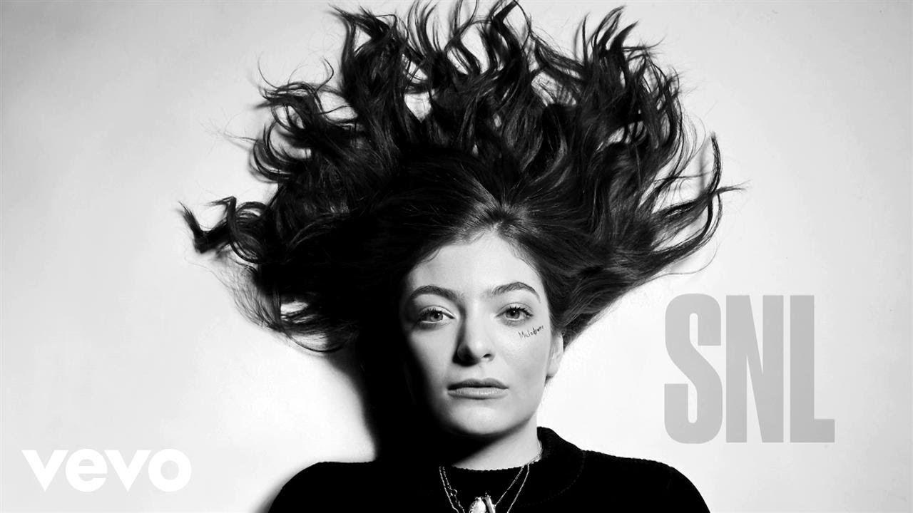 Lorde Black and White Logo - Lorde - Liability (Live On SNL/2017) - YouTube