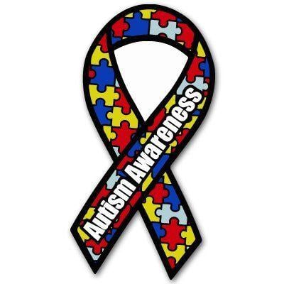 Autism Awareness Logo - Amazon.com: Autism Awareness Ribbon car bumper sticker 3