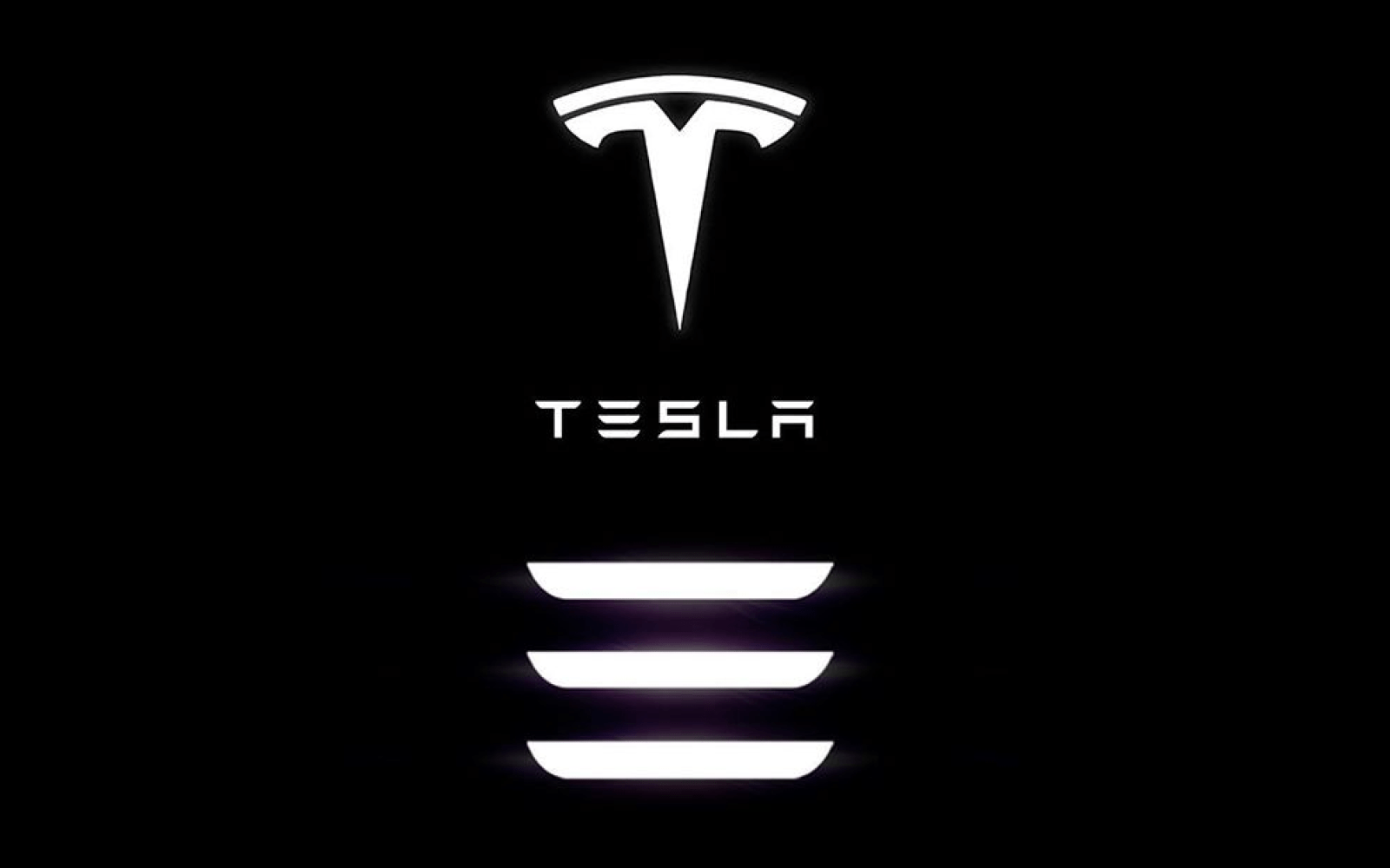 Three White Lines Logo - Tesla officially applies for Model 3 trademark: three equal length