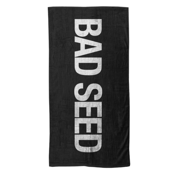 Black Beach Logo - BAD SEED BLACK BEACH TOWEL. Accessories. Nick Cave Official UK Store