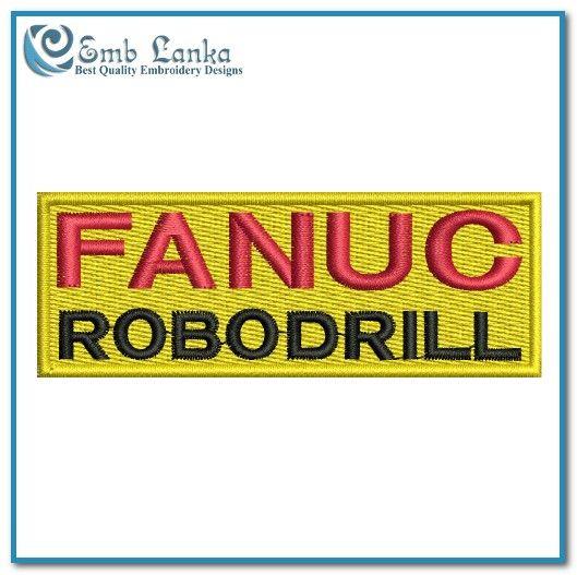 Fanuc Logo - Fanuc Logo 4 Embroidery Design | Emblanka.com