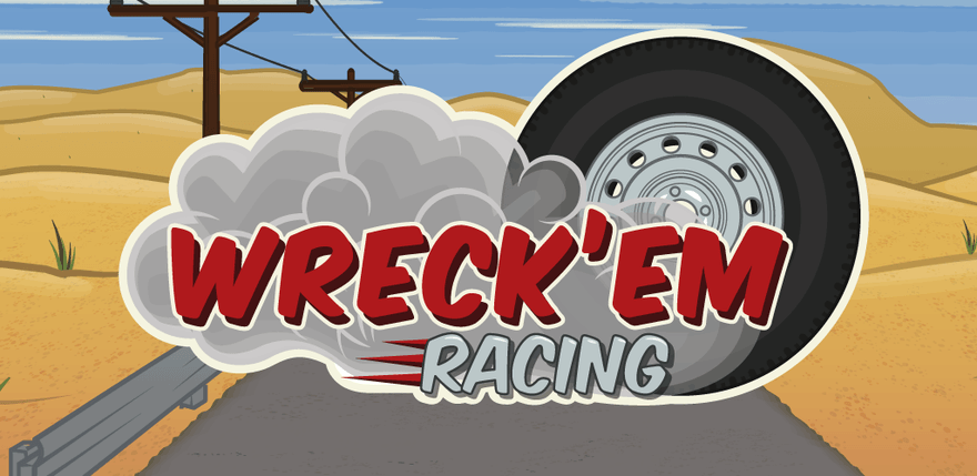 Red RAC Game Logo - Wreck'em Racing - Game - Dan Tyler- dantyler3d@gmail.com