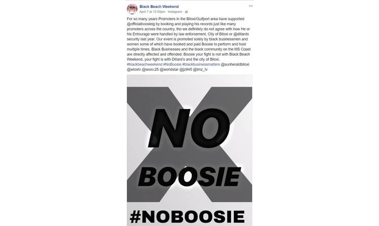 Black Beach Logo - Black Spring Break promoters don't want Boosie in Biloxi. Biloxi
