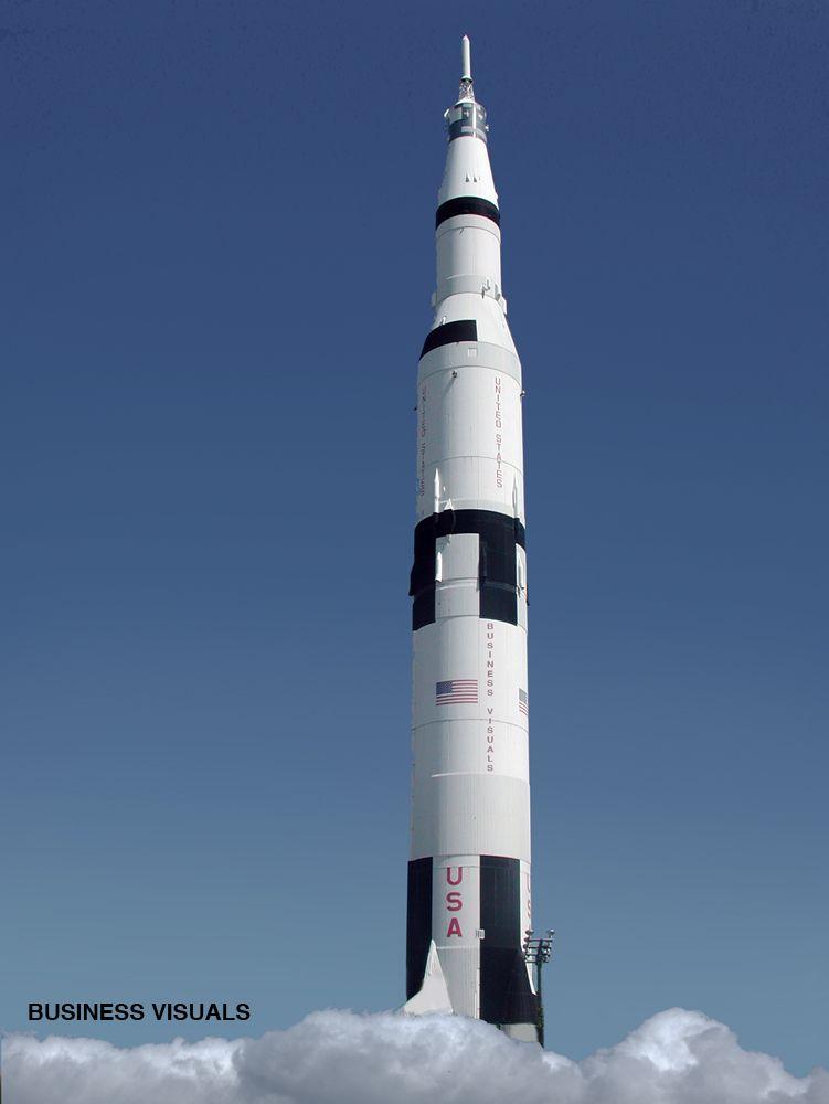 Saturn 5 Logo - Business Visuals Updates: Business Visuals Sponsors Rocket Launch