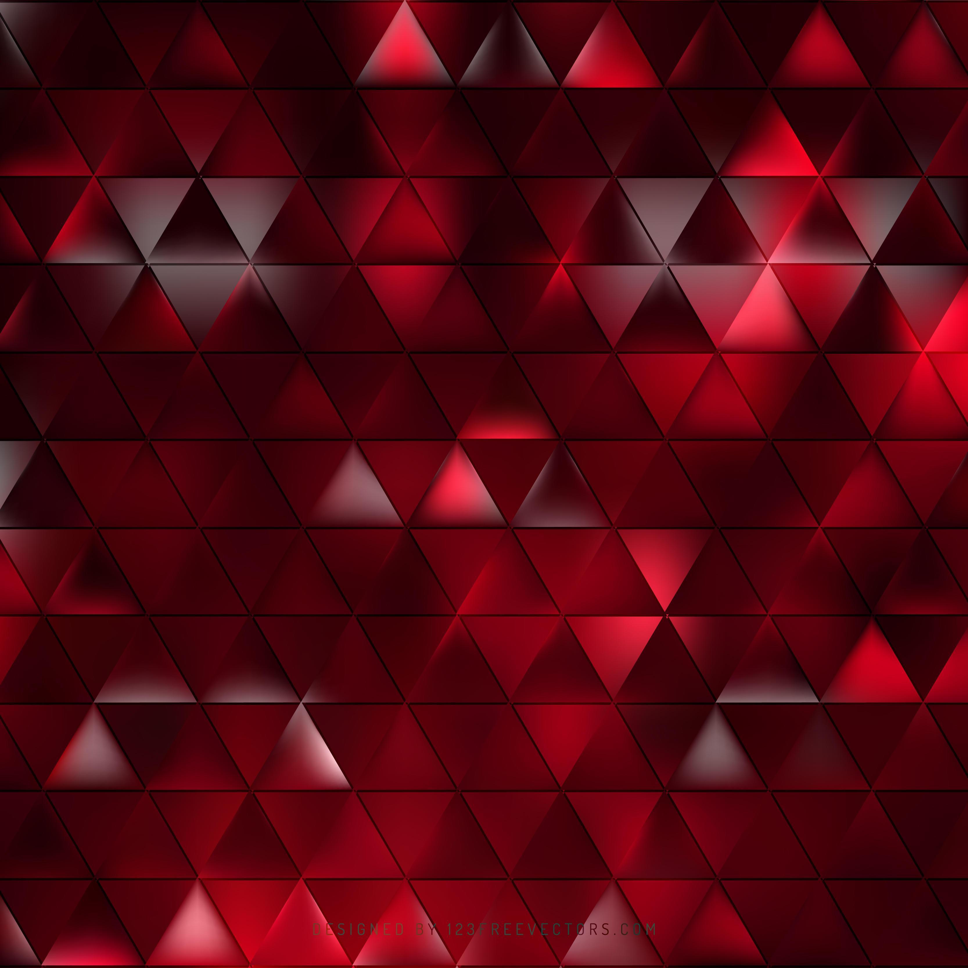 Grey and Red Triangle Logo - Abstract Dark Red Triangle Background