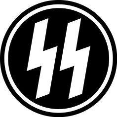 Nazi SS Logo - I've seen people with the Nazi lighting bolt SS tattoo on young