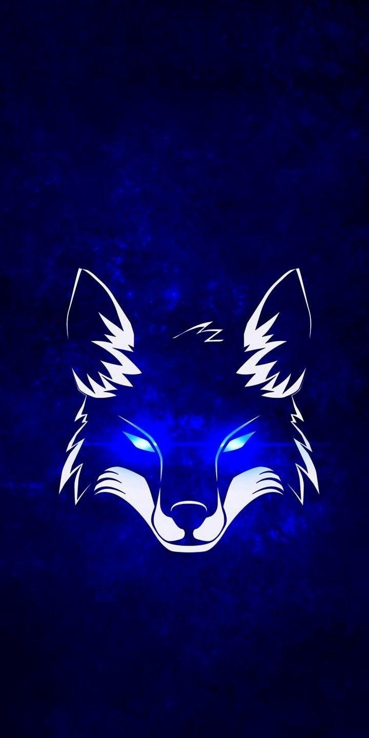 Neon Wolf Logo - Wolf neon vlue | Iphone WallzzZ | Wallpaper, Wolf
