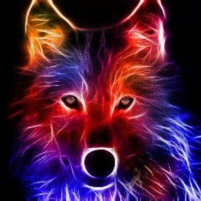 Neon Wolf Logo - Found on Google from twitter.com. animals. Neon, Wolf