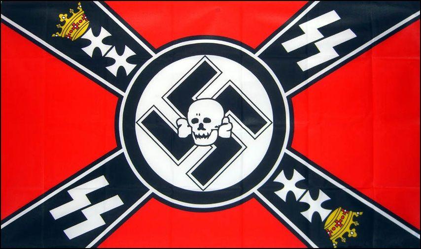 Nazi SS Logo - SS HEIMWEHR DANZIG NAZI - 5 X 3 FLAG