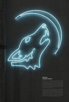 Neon Wolf Logo - 134 Best Neon Drawings / Symbols images | Neon lighting, Lights ...