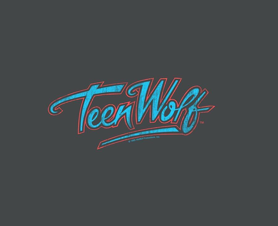 Neon Wolf Logo - Teen Wolf - Neon Logo Digital Art by Brand A