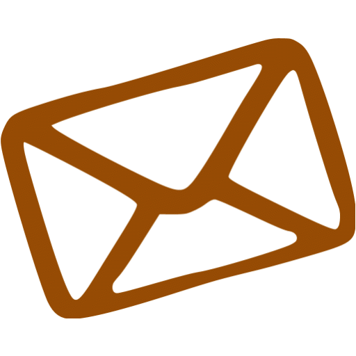 Brown Email Logo - Brown email 2 icon brown email icons