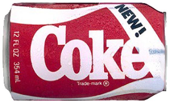 New Coke Logo - The History Of New Coke: Brand Failure or Strategic Brilliance? -