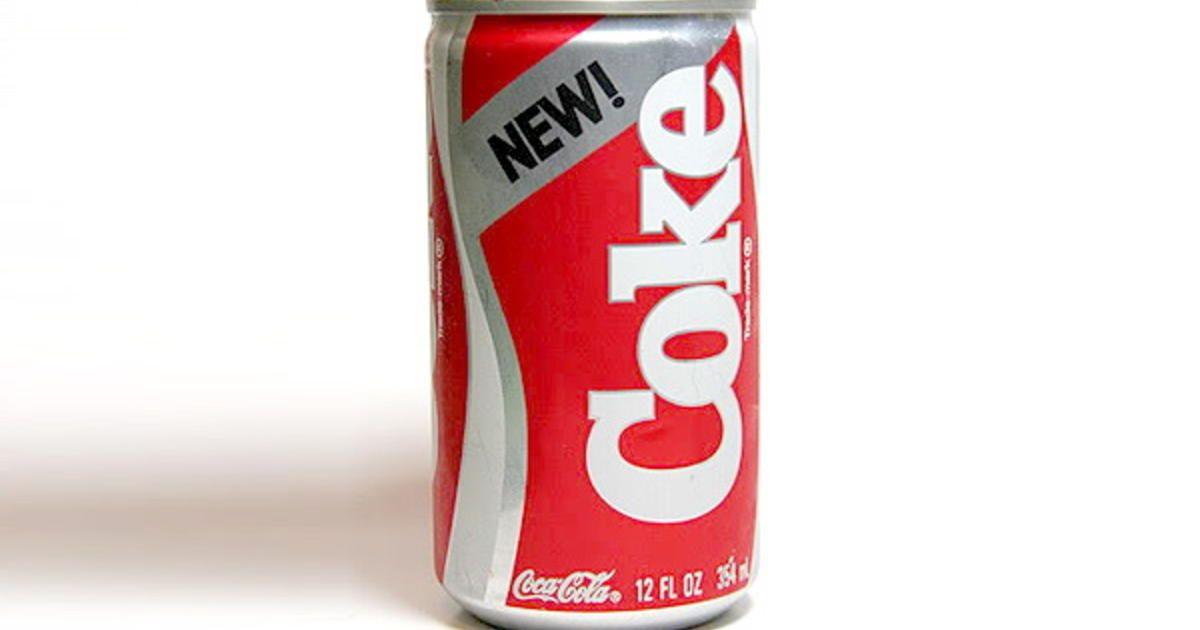 New Coke Logo - Coca-Cola's PR disaster, 30 years later - CBS News