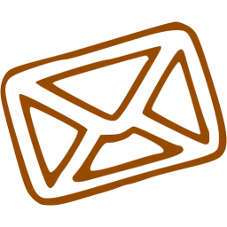 Brown Email Logo - Brown email 8 icon brown email icons