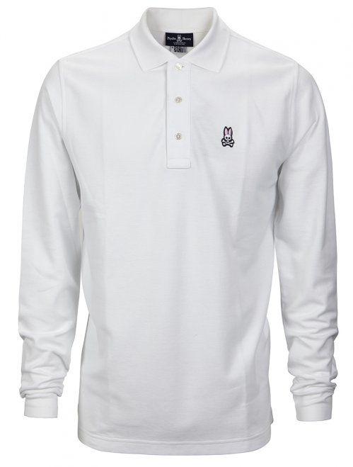 Polo Shirt Logo - Bunny Logo Polo Shirt In White