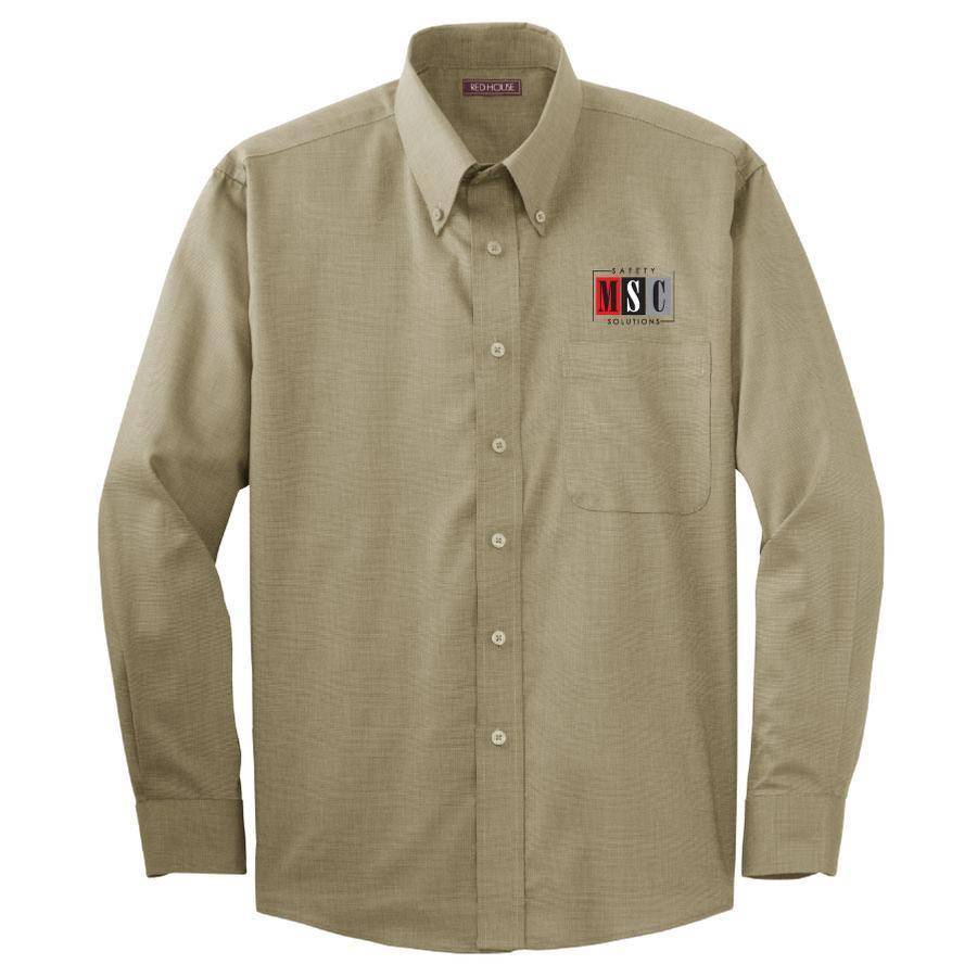 Red House Clothing Logo - Red House Red House Men's Button Shirt (Tan) - Huston Graphics and ...