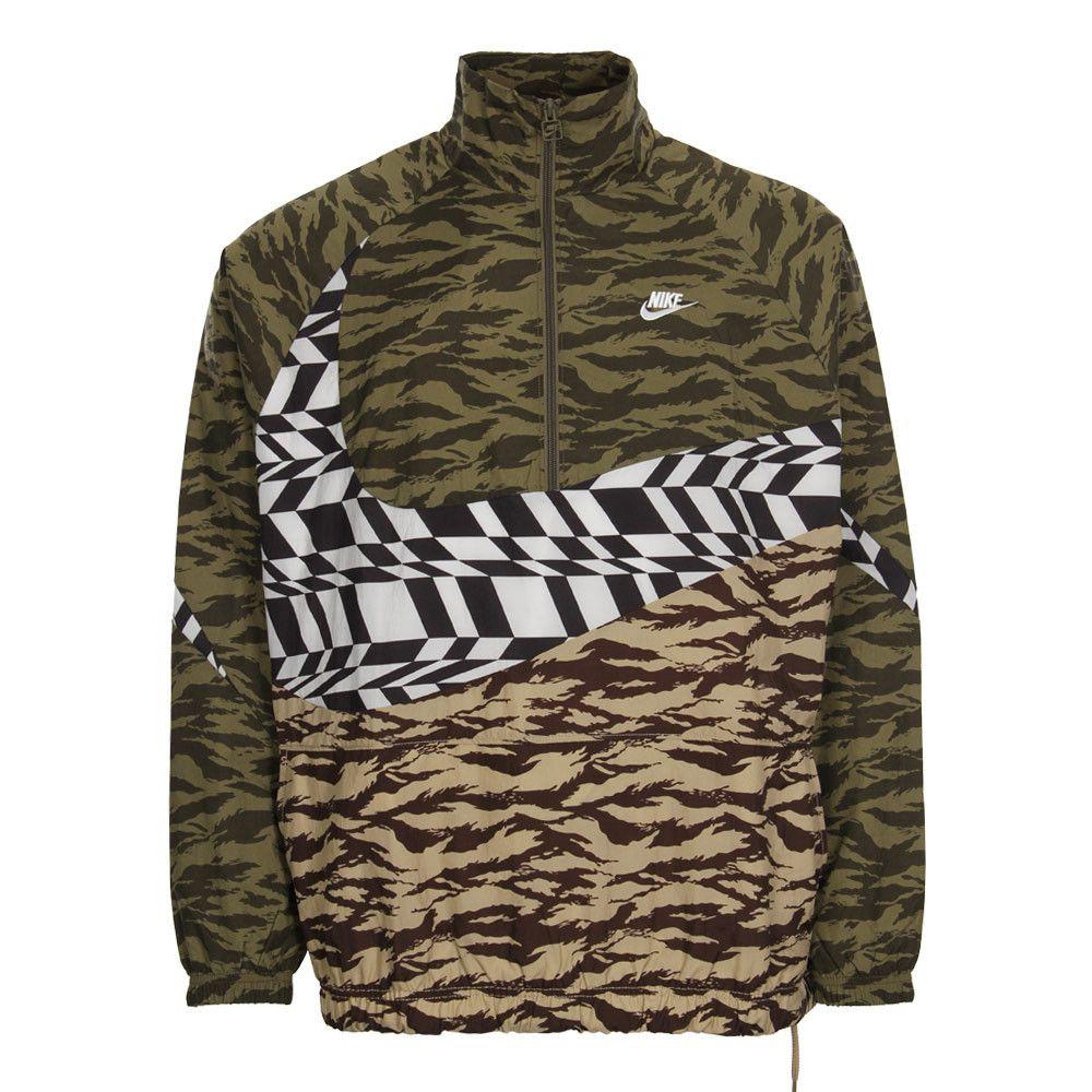 Camo Nike Swoosh Logo - Nike Swoosh Jacket. AO0862 222 Camo