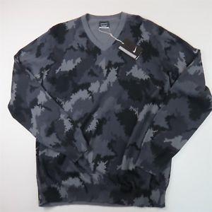 Camo Nike Swoosh Logo - NWT XL Nike Golf Gray Camouflage Light Sweater Swoosh Logo New Camo