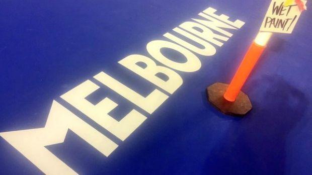 Australian Open Logo - Slippery subject: 'Big V' logo goes missing from Australian Open's ...