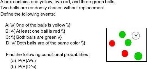 Two Red and Yellow P Logo - Solved: A Box Contains One Yellow, Two Red, And Three Gree ...